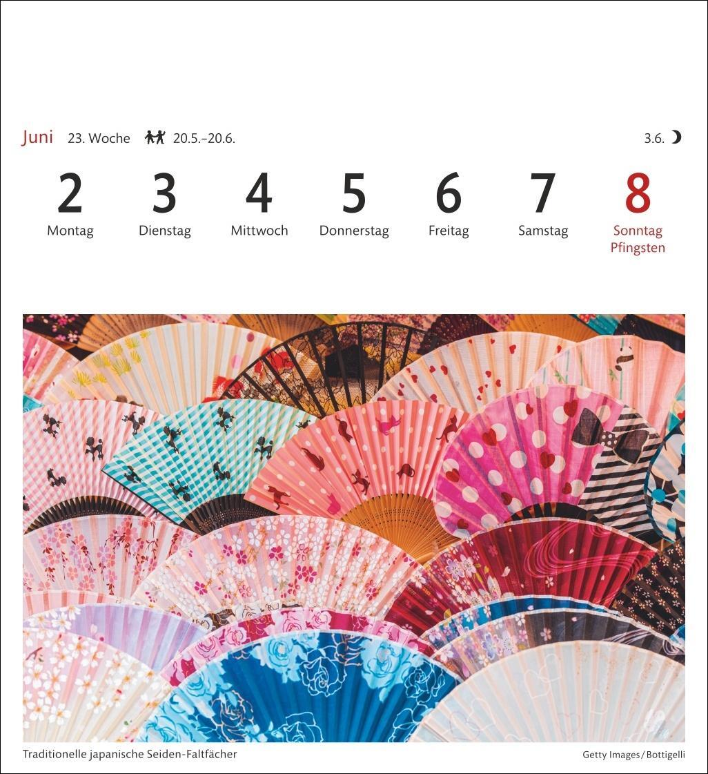Bild: 9783840034534 | Japan Sehnsuchtskalender 2025 - Wochenkalender mit 53 Postkarten