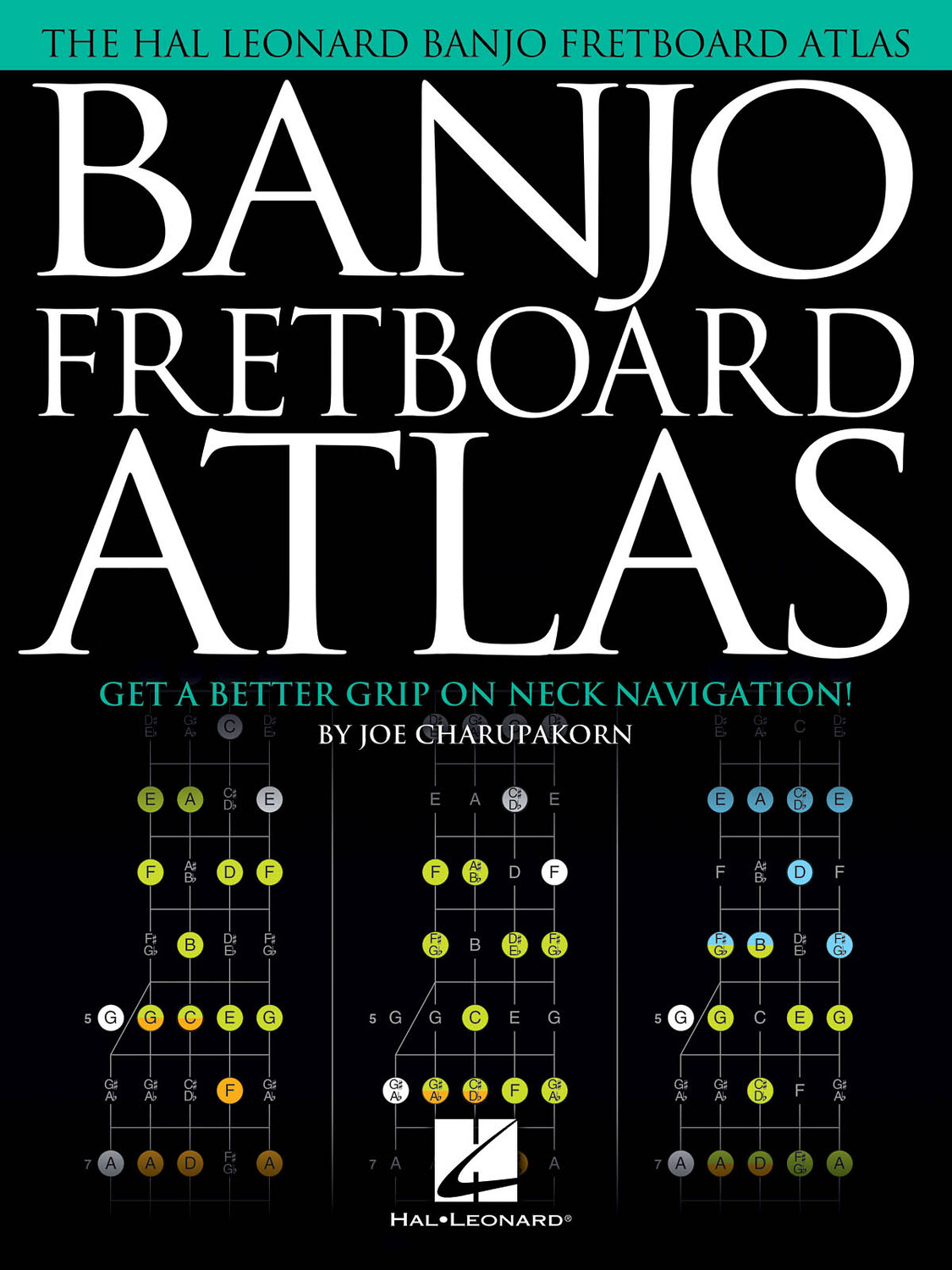 Cover: 888680655075 | Banjo Fretboard Atlas | Get a Better Grip on Neck Navigation! | Banjo