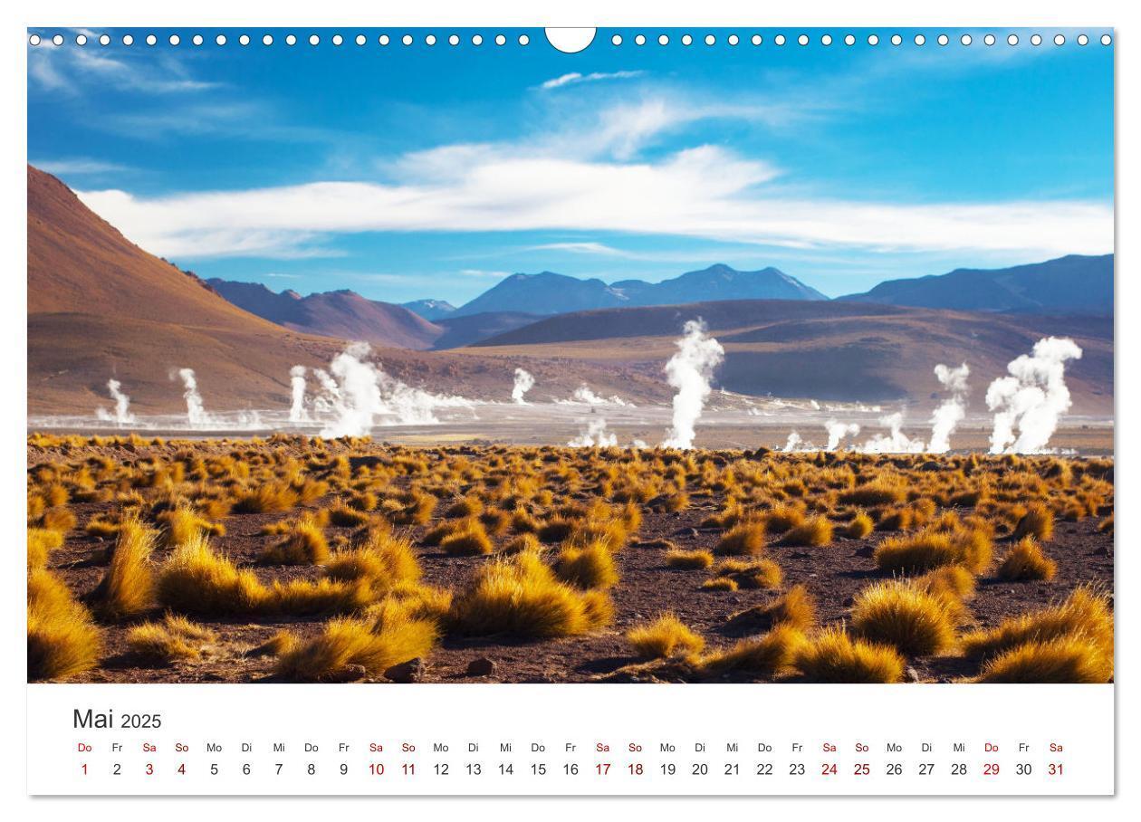 Bild: 9783435004584 | Chile - Das langgestreckte Land. (Wandkalender 2025 DIN A3 quer),...