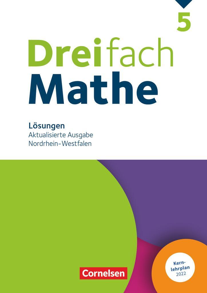 Cover: 9783060001637 | Dreifach Mathe 5. Schuljahr. Nordrhein-Westfalen - Aktualisierte...