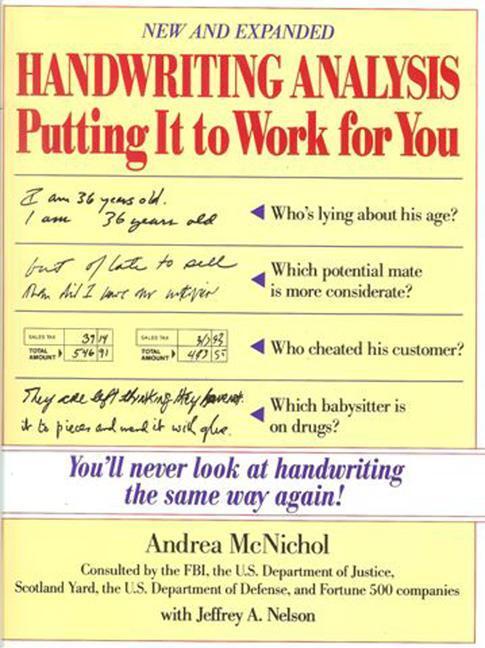 Cover: 9780809235667 | Handwriting Analysis: Putting It to Work for You | Mcnichol (u. a.)