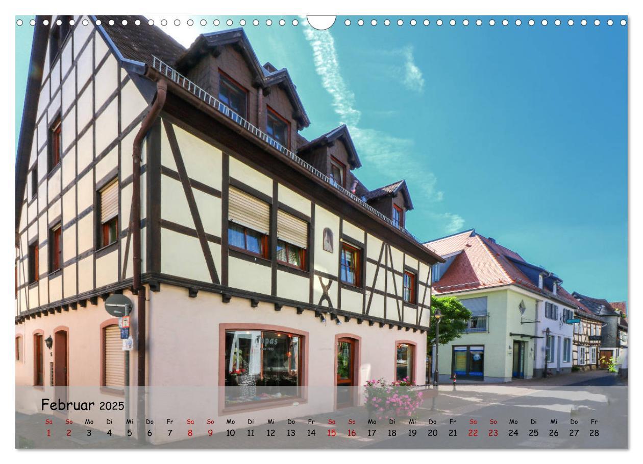 Bild: 9783435438983 | Fachwerkromantik in Hofheim am Taunus (Wandkalender 2025 DIN A3...