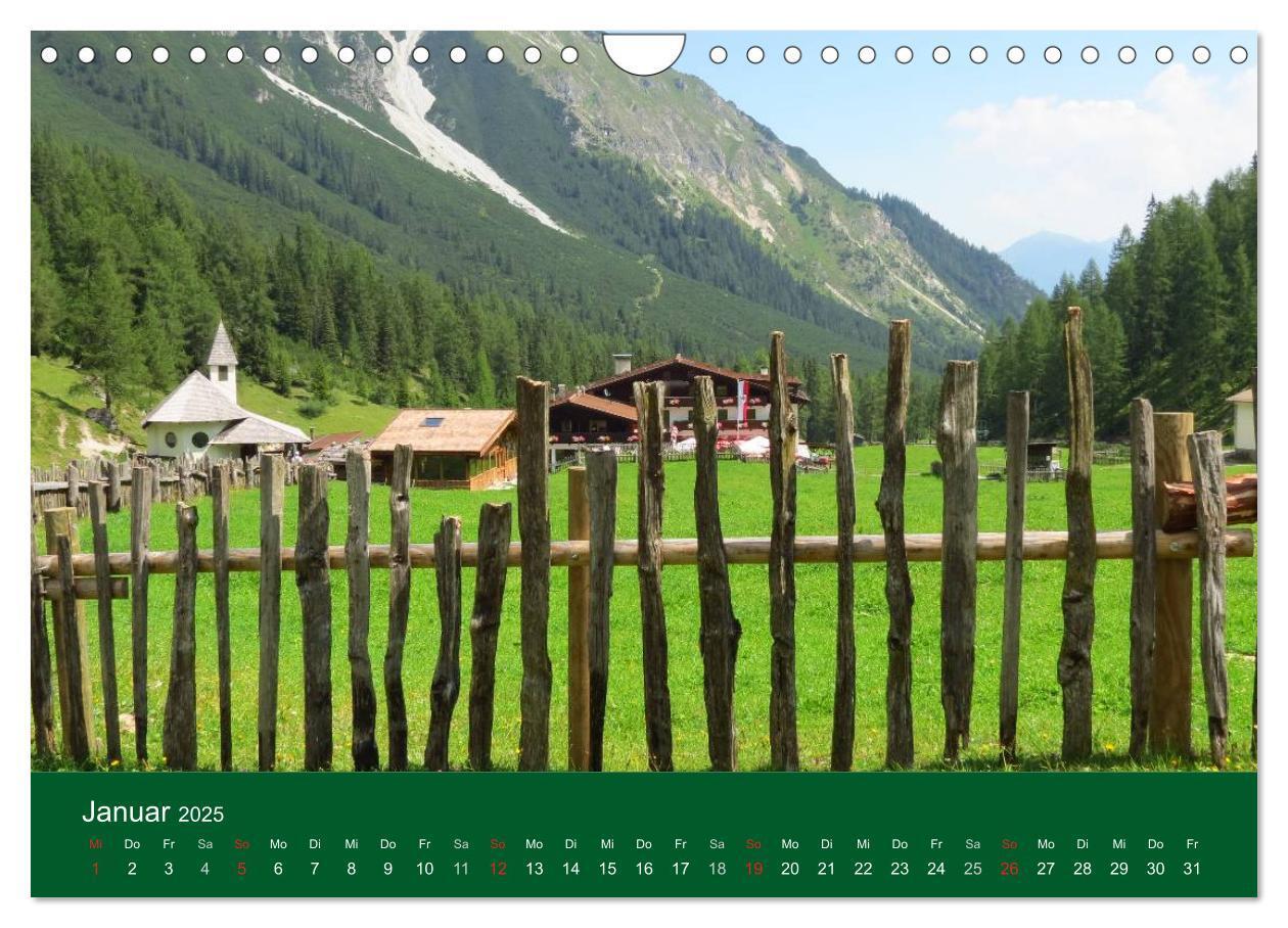 Bild: 9783435740789 | Stubaital (Wandkalender 2025 DIN A4 quer), CALVENDO Monatskalender