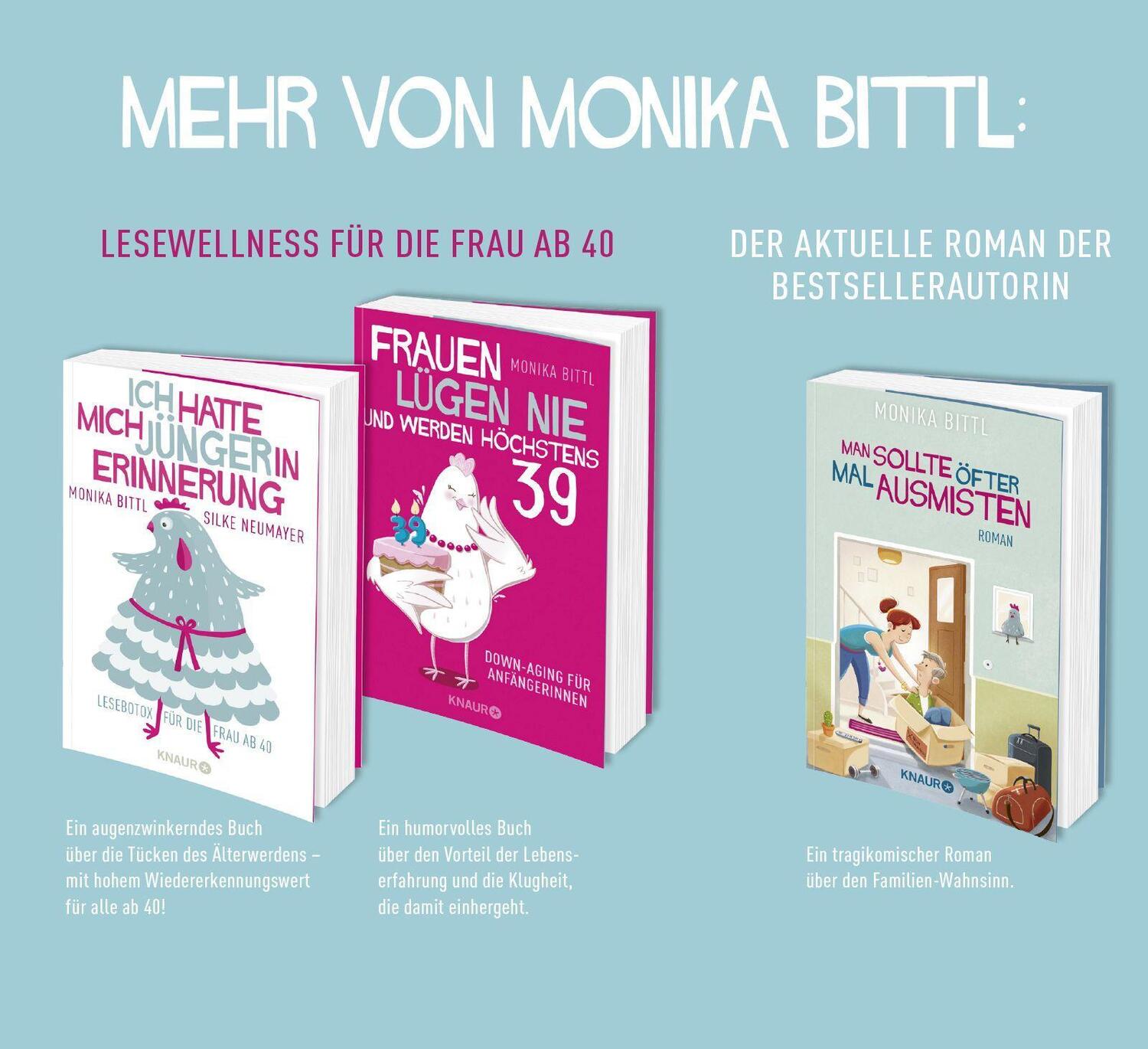 Bild: 9783426791172 | Jünger wären mir die Alten lieber | Monika Bittl | Taschenbuch | 2021