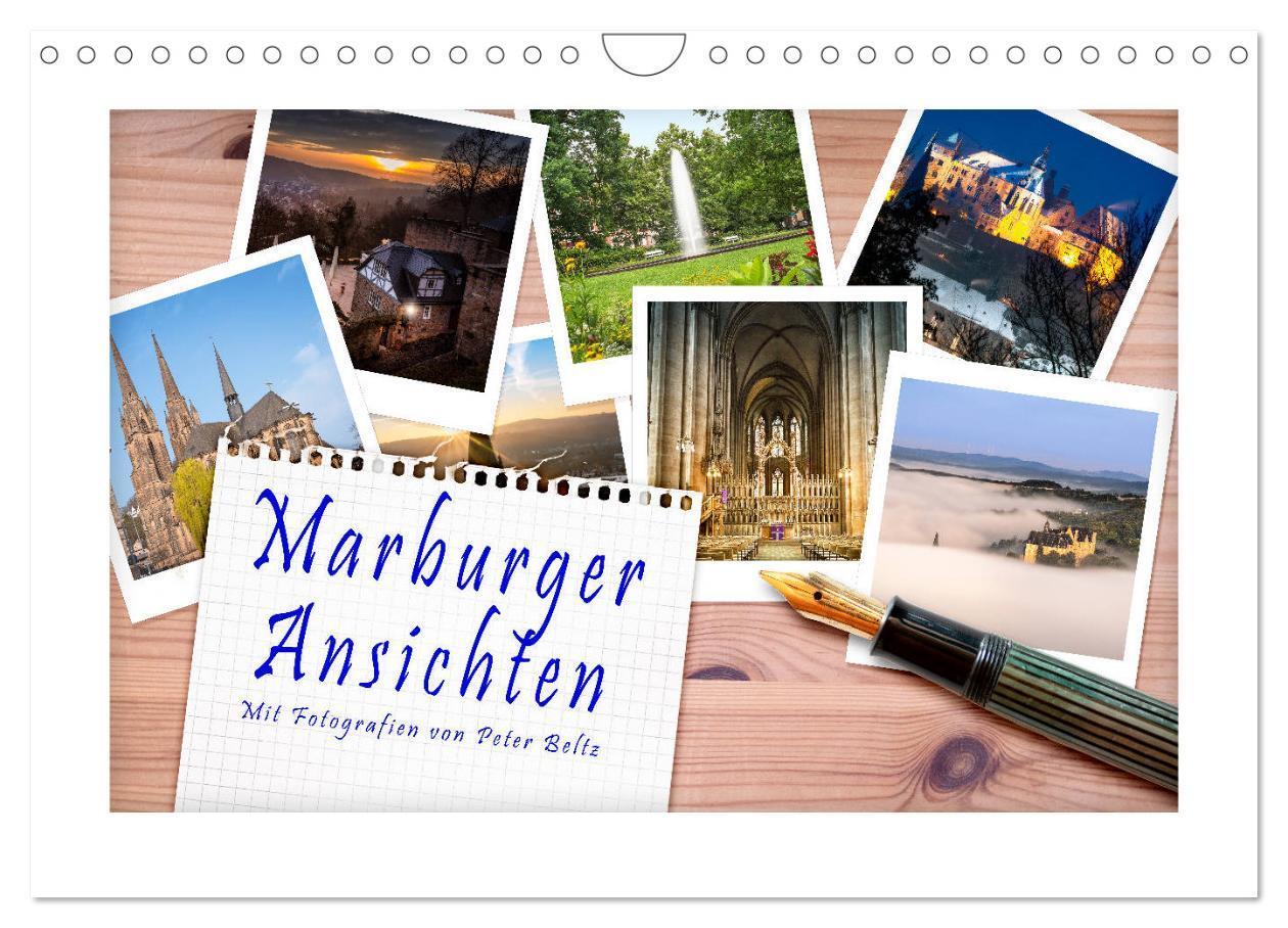 Cover: 9783383011405 | Marburger Ansichten (Wandkalender 2024 DIN A4 quer), CALVENDO...