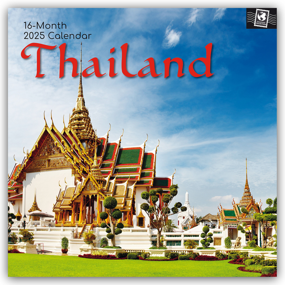 Cover: 9781835362235 | Thailand 2025 - 16-Monatskalender | The Gifted Stationery Co. Ltd