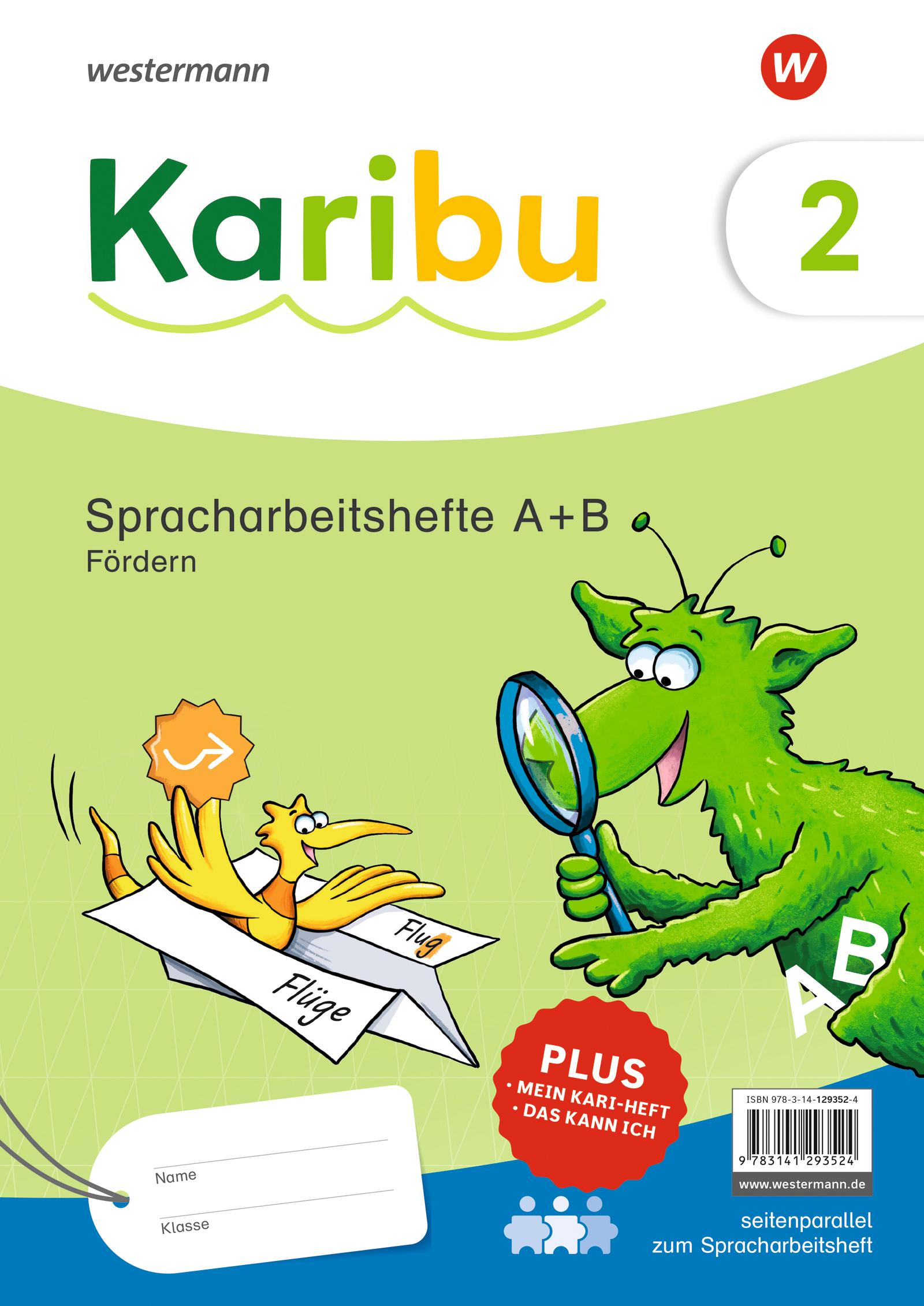 Cover: 9783141293524 | Karibu 2. Paket Spracharbeitshefte A+B Fördern - zielgleich,...