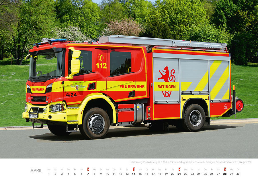 Bild: 9783966646703 | Feuerwehr Kalender 2024 | Hans-Joachim Profeld | Kalender | 14 S.