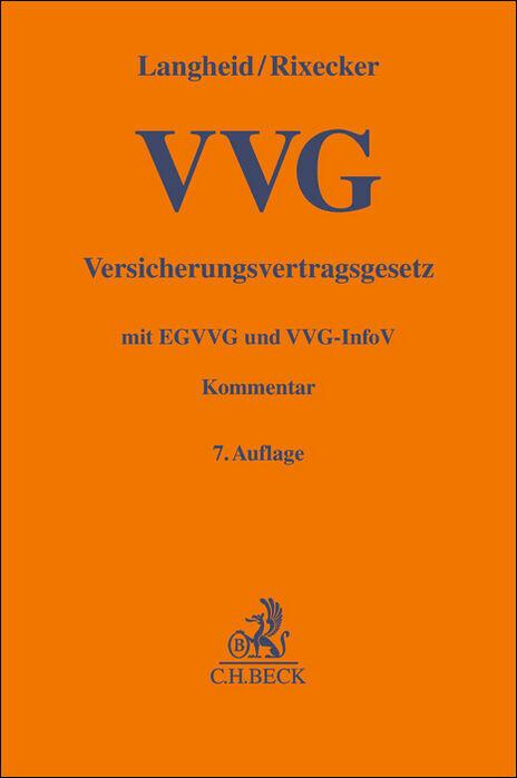 Cover: 9783406753152 | Versicherungsvertragsgesetz | Theo Langheid (u. a.) | Buch | XXXII