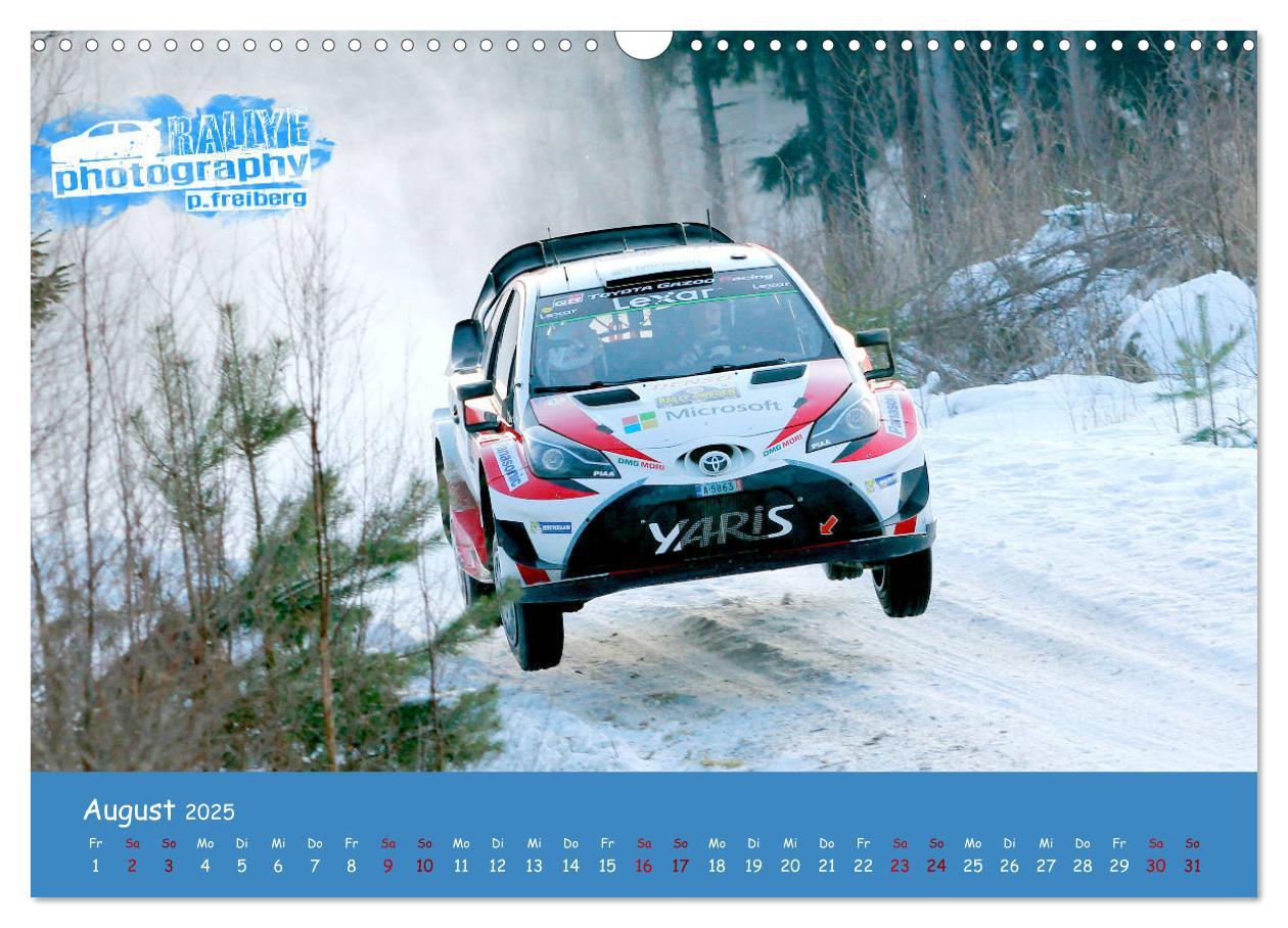 Bild: 9783435343393 | WRC Schweden White Open 2025 (Wandkalender 2025 DIN A3 quer),...