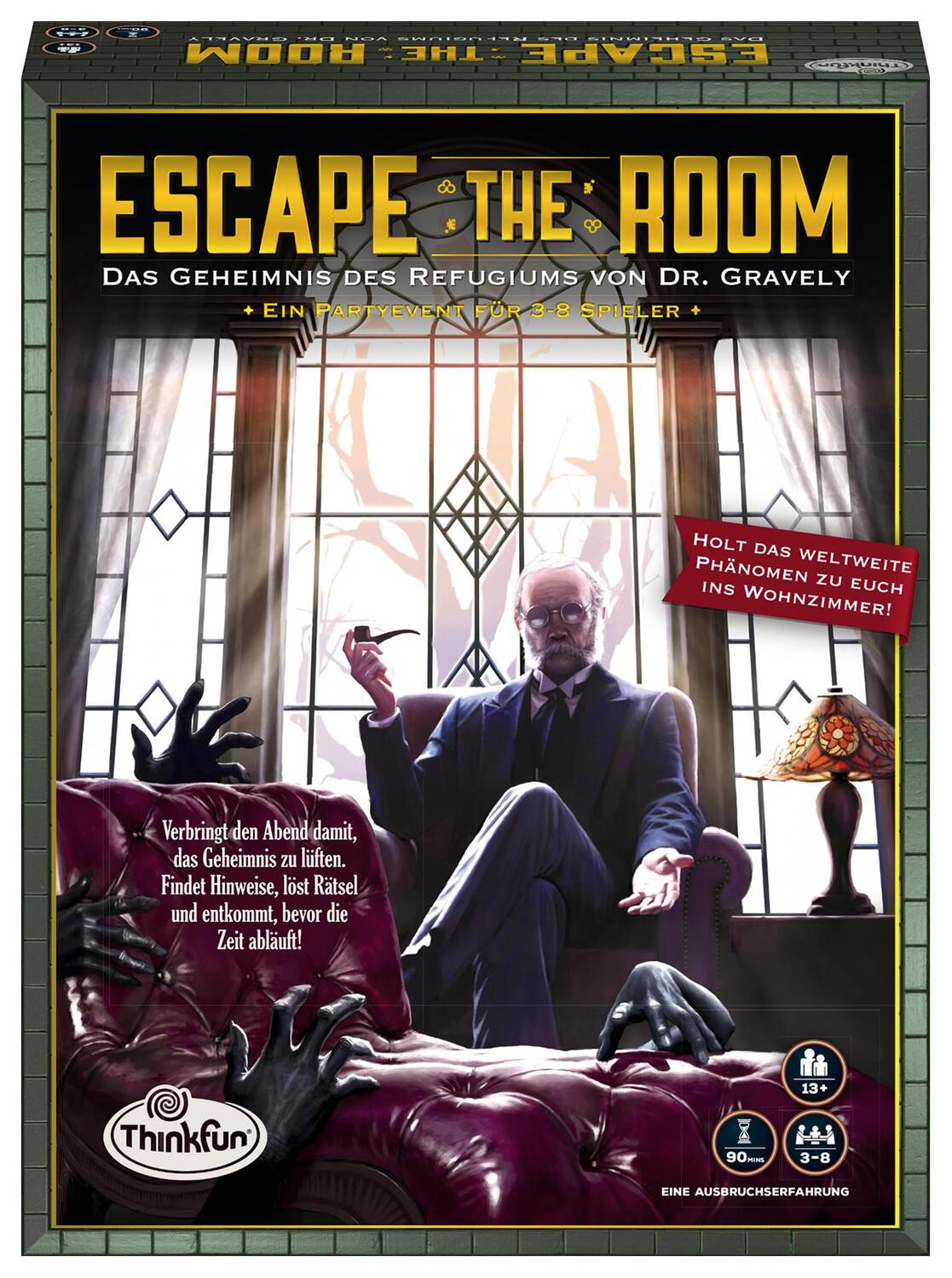 Cover: 4005556763108 | Escape the Room - Das Geheimnis des Refugiums von Dr. Gravely | Spiel
