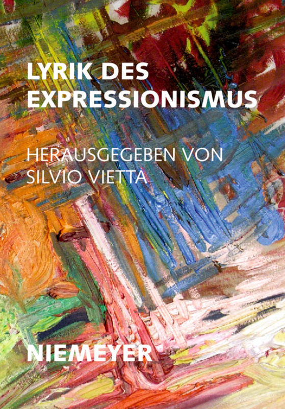 Cover: 9783484190368 | Lyrik des Expressionismus | Silvio Vietta | Taschenbuch