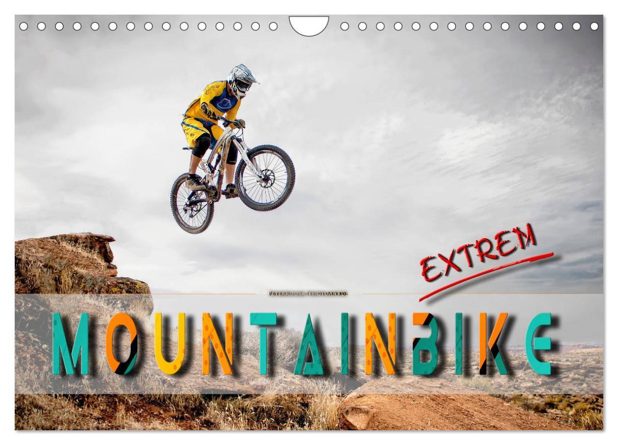 Cover: 9783675453951 | Mountainbike extrem (Wandkalender 2024 DIN A4 quer), CALVENDO...