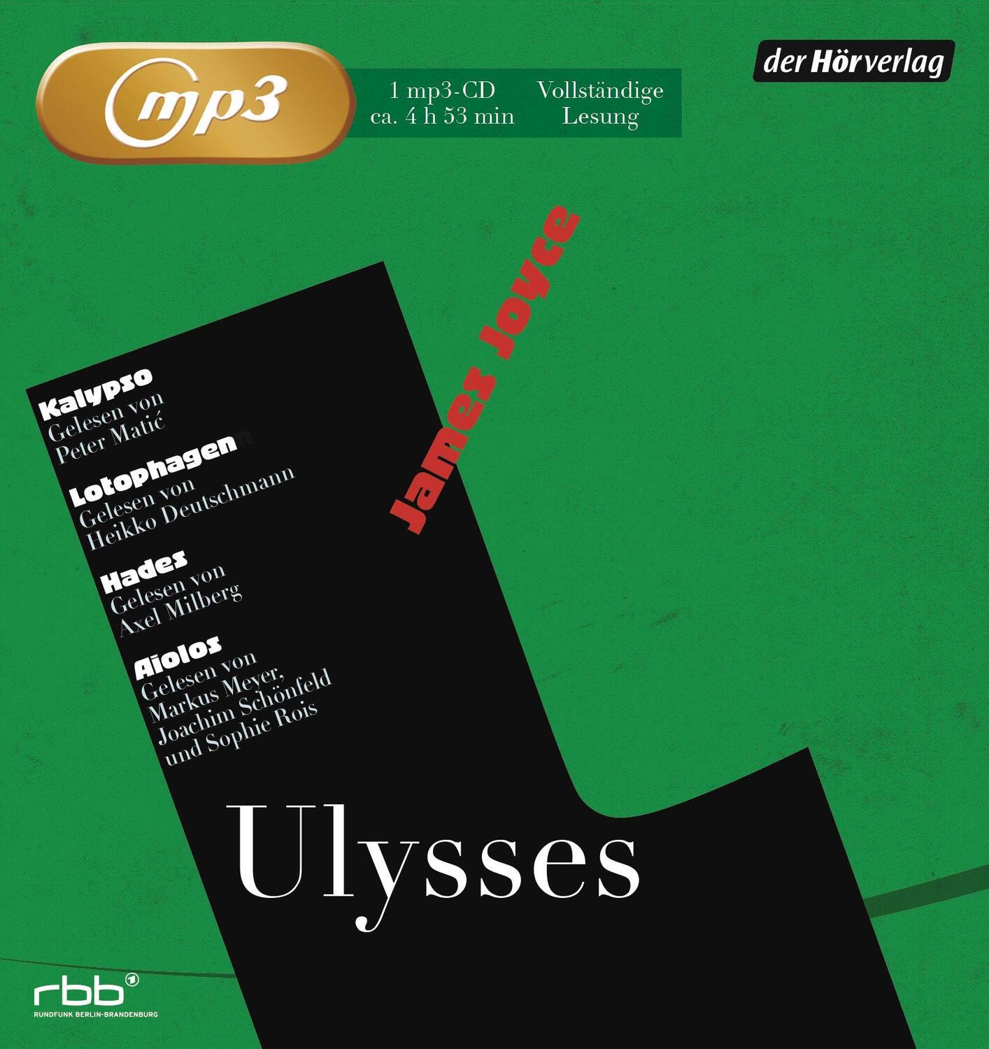 Bild: 9783844509960 | Ulysses | James Joyce | MP3 | 6 | Deutsch | 2013 | Der Hörverlag