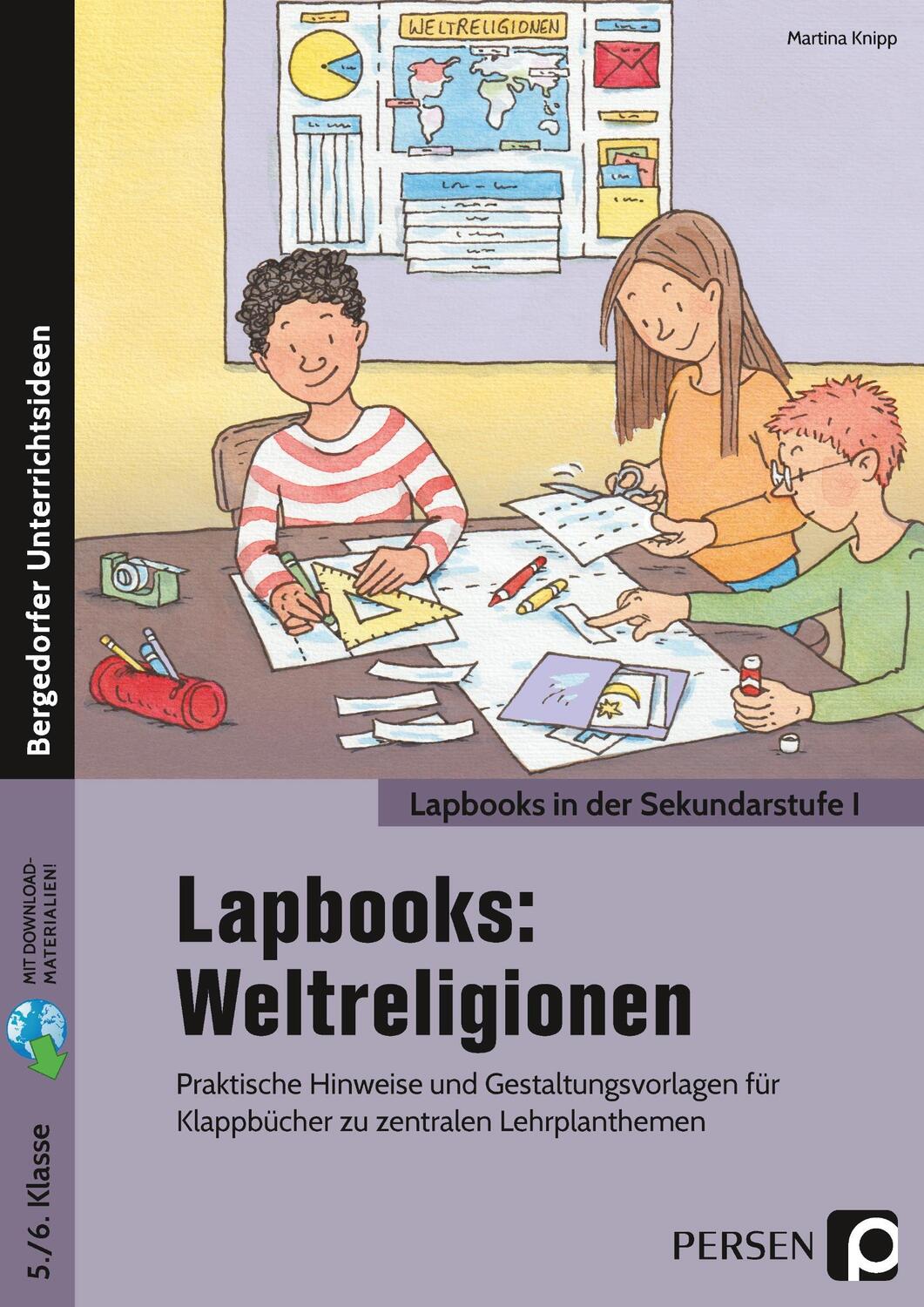 Cover: 9783403206330 | Lapbooks: Weltreligionen - 5./6. Klasse | Martina Knipp | Bundle