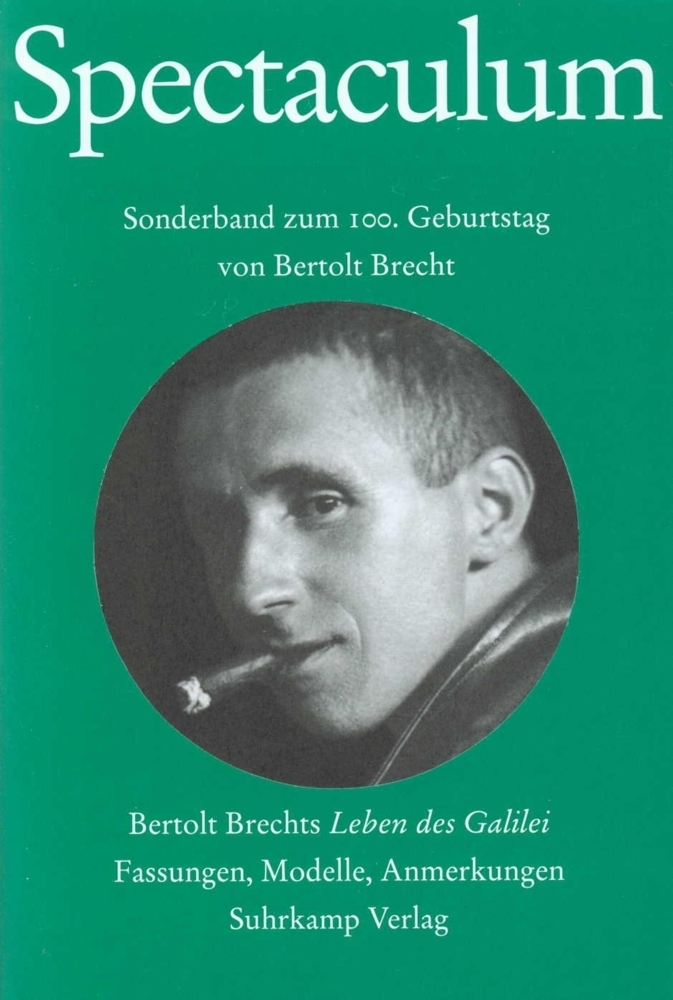 Cover: 9783518409824 | Spectaculum 65, Sonderband zum 100. Geburtstag von Bertolt Brecht