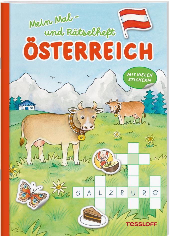 Cover: 9783788645625 | Mein Mal- und Rätselheft. Österreich | Mit vielen Stickern | Broschüre