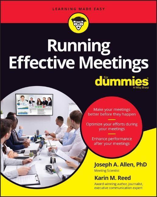 Cover: 9781119875703 | Running Effective Meetings For Dummies | Joseph A. Allen (u. a.)