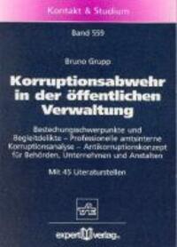 Cover: 9783816918844 | Korruptionsabwehr in der öffentlichen Verwaltung | Bruno Grupp | Buch