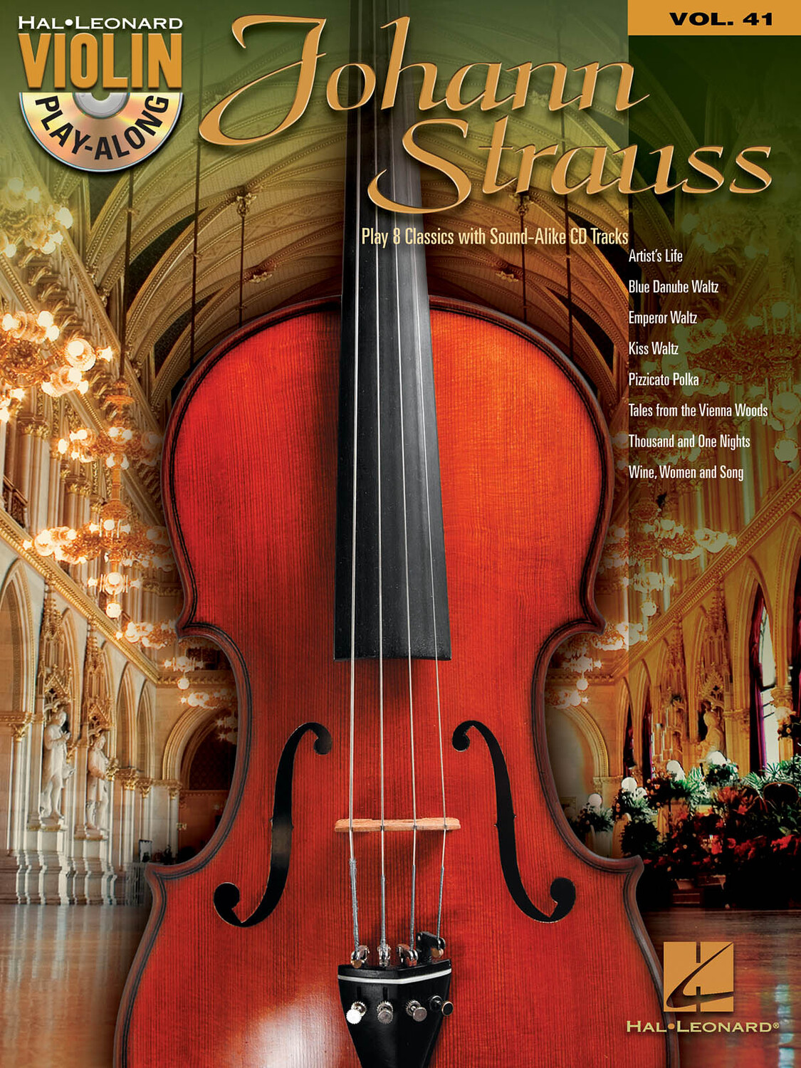 Cover: 884088920043 | Johann Strauss | Violin Play-Along Volume 41 | Johann Strauss | 2013