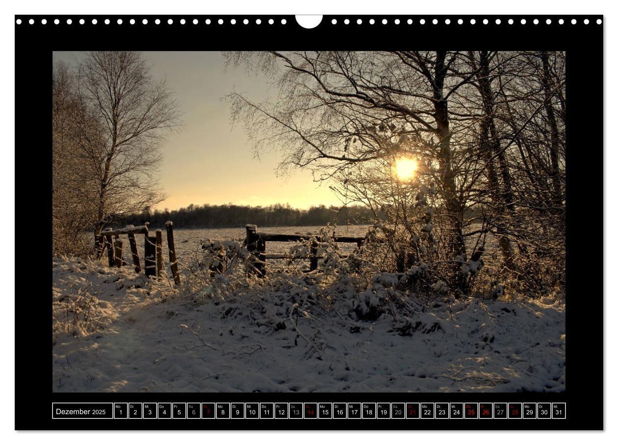 Bild: 9783435450145 | Lichtlandschaft Worpswede (Wandkalender 2025 DIN A3 quer), CALVENDO...