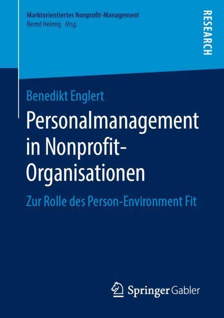Cover: 9783658249755 | Personalmanagement in Nonprofit-Organisationen | Benedikt Englert | xx