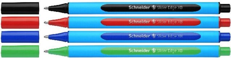 Cover: 4004675119728 | Schneider Kugelschreiber Slider Edge XB, 4er Set | 50-152273 | 2024