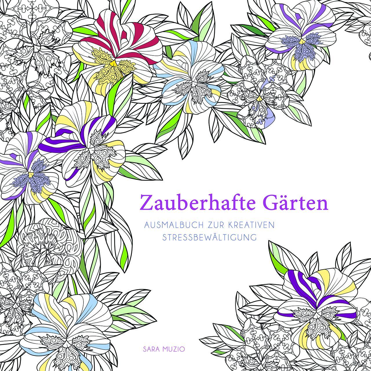 Cover: 9788863124521 | Zauberhafte Gärten | Ausmalbuch zur kreativen Stressbewältigung | Buch