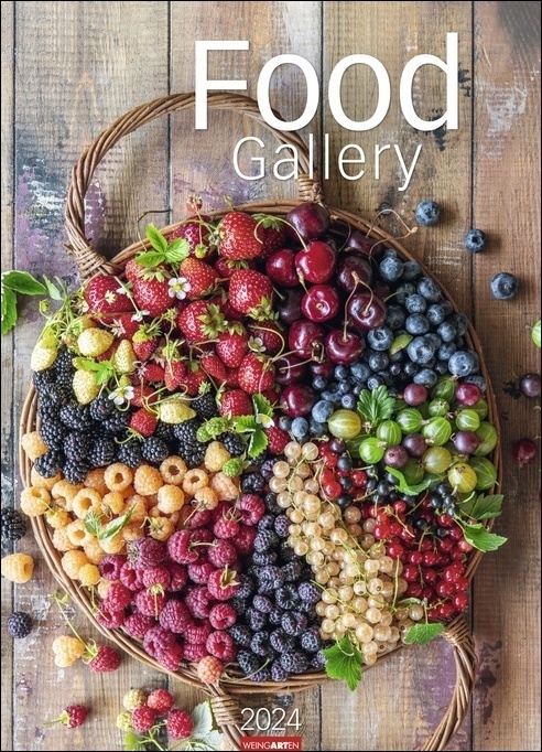 Cover: 9783840084614 | Food Gallery 2024. Großer Wandkalender mit 12 dekorativen...