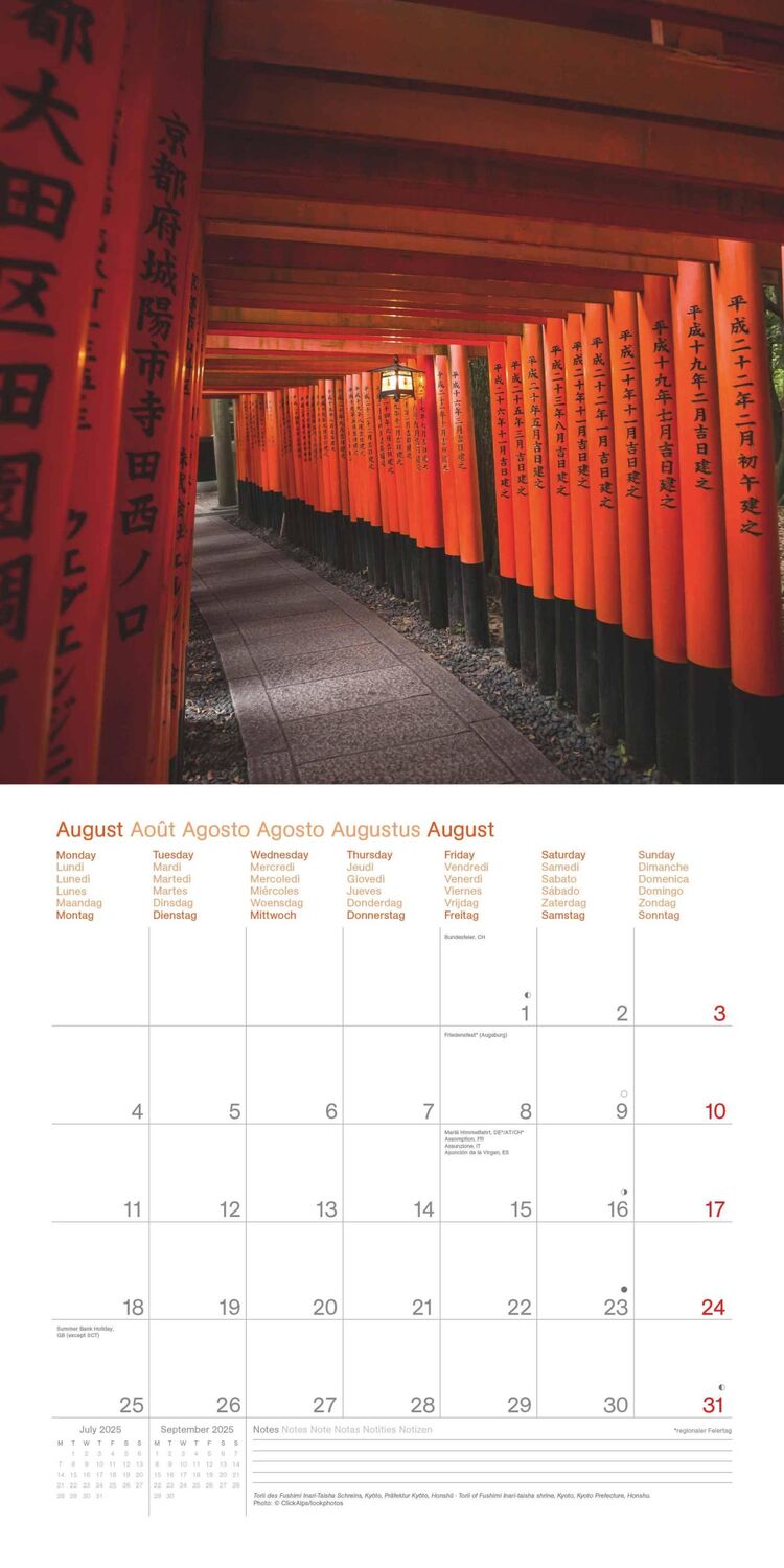 Bild: 4002725994080 | Japan 2025 - Wand-Kalender - Broschüren-Kalender - 30x30 - 30x60...