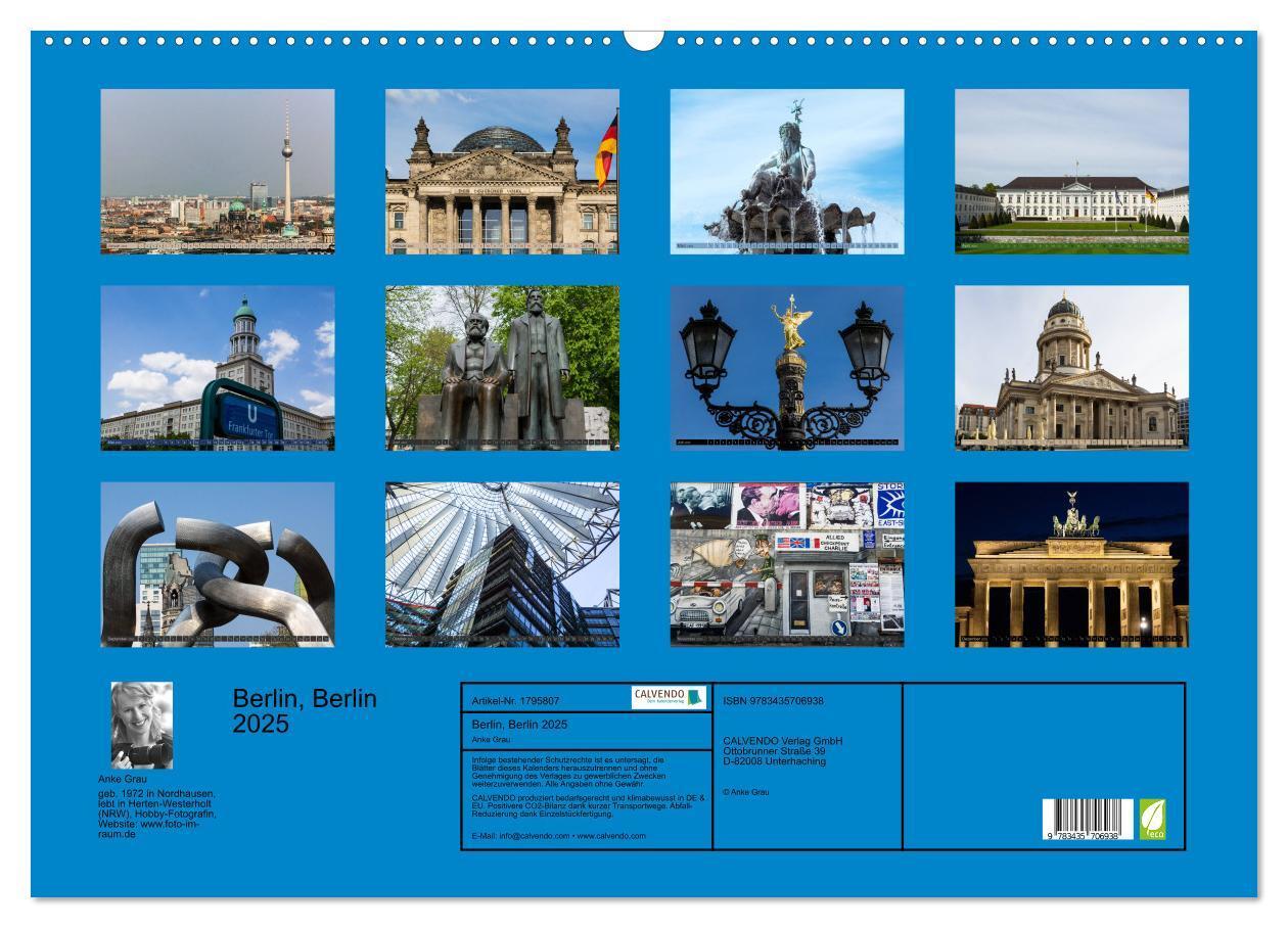 Bild: 9783435706938 | Berlin, Berlin 2025 (Wandkalender 2025 DIN A2 quer), CALVENDO...