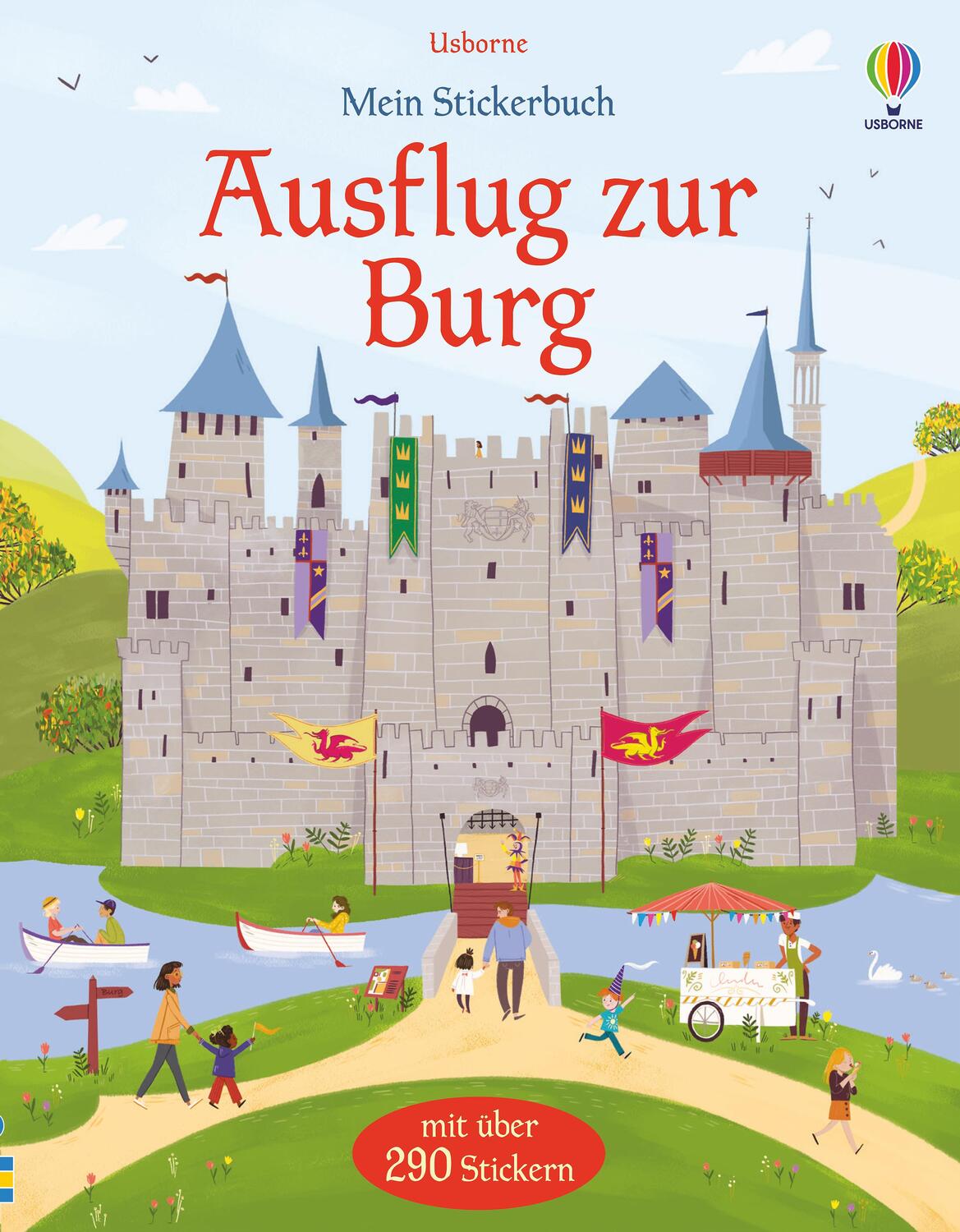 Cover: 9781789416633 | Mein Stickerbuch: Ausflug zur Burg | mit über 290 Stickern | Wheatley