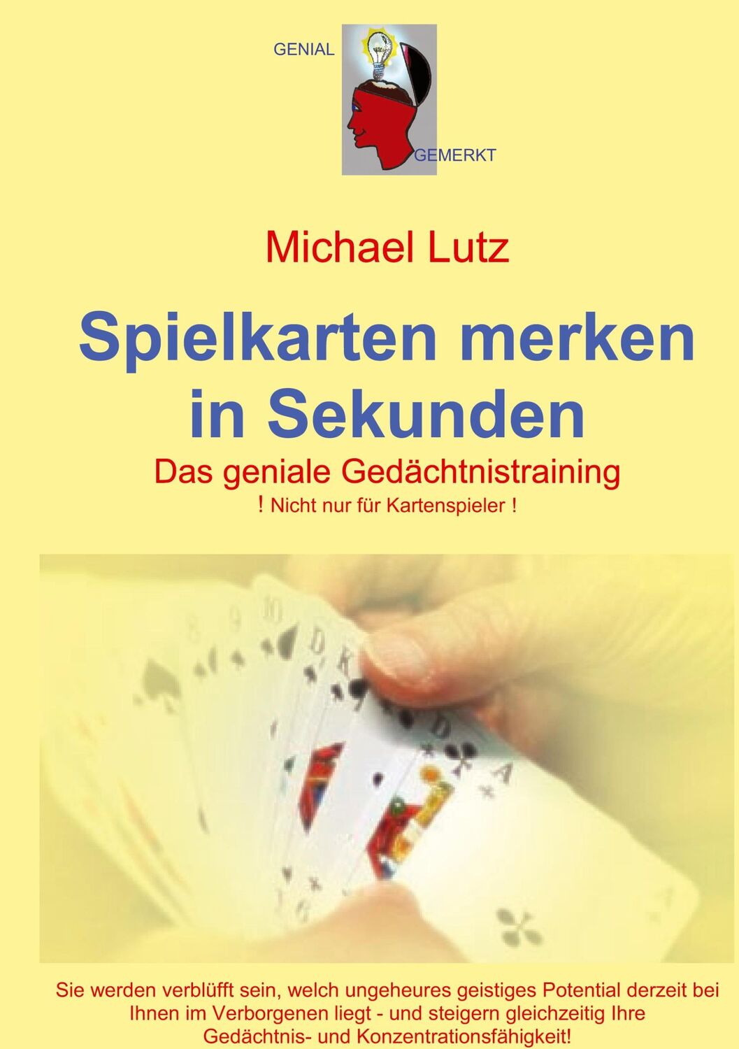 Cover: 9783839167656 | Spielkarten merken in Sekunden | Das geniale Gedächtnistraining | Lutz