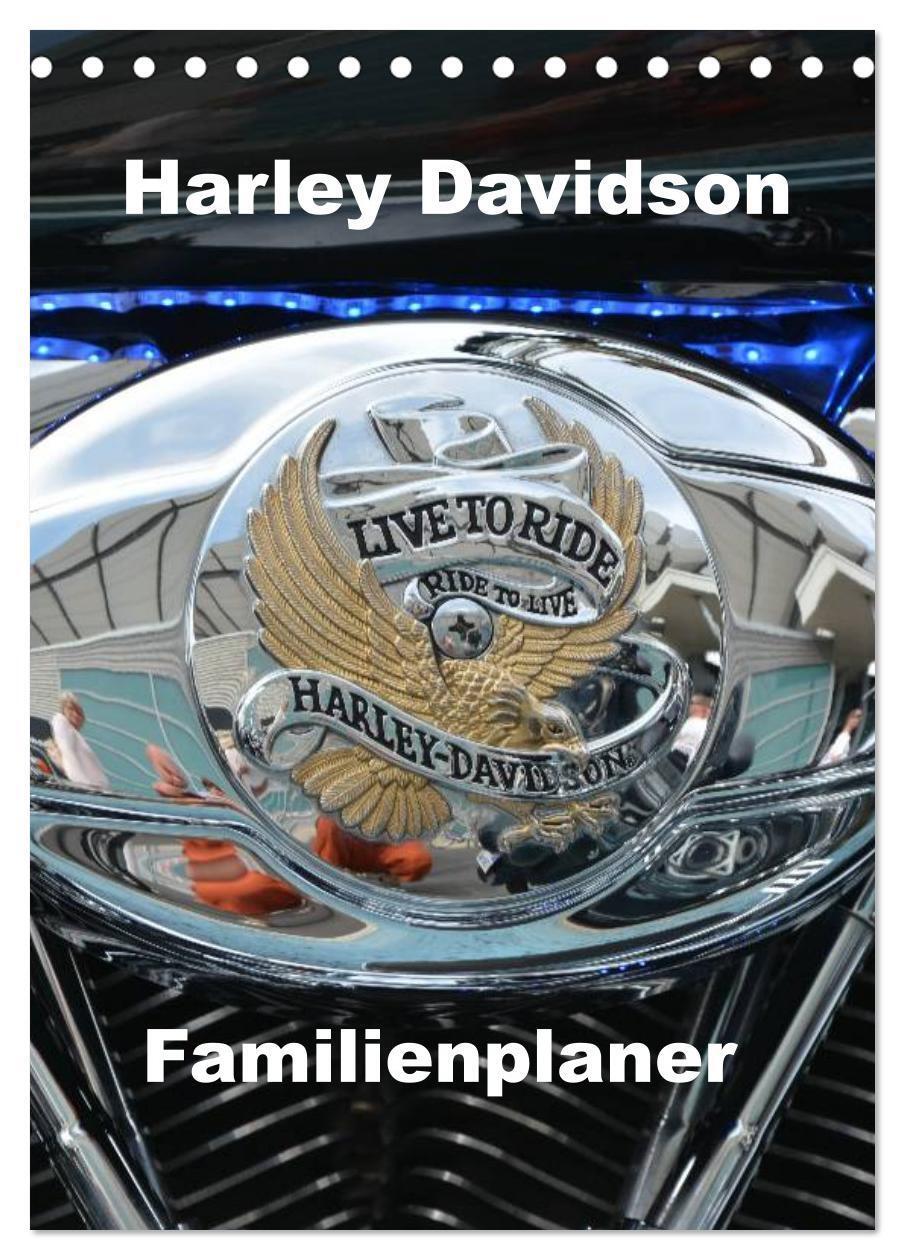 Cover: 9783675892590 | Harley Davidson Familienplaner (Tischkalender 2024 DIN A5 hoch),...