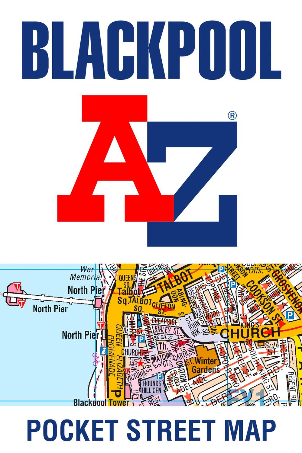 Cover: 9780008388041 | Blackpool A-Z Pocket Street Map | A-Z Maps | (Land-)Karte | Englisch
