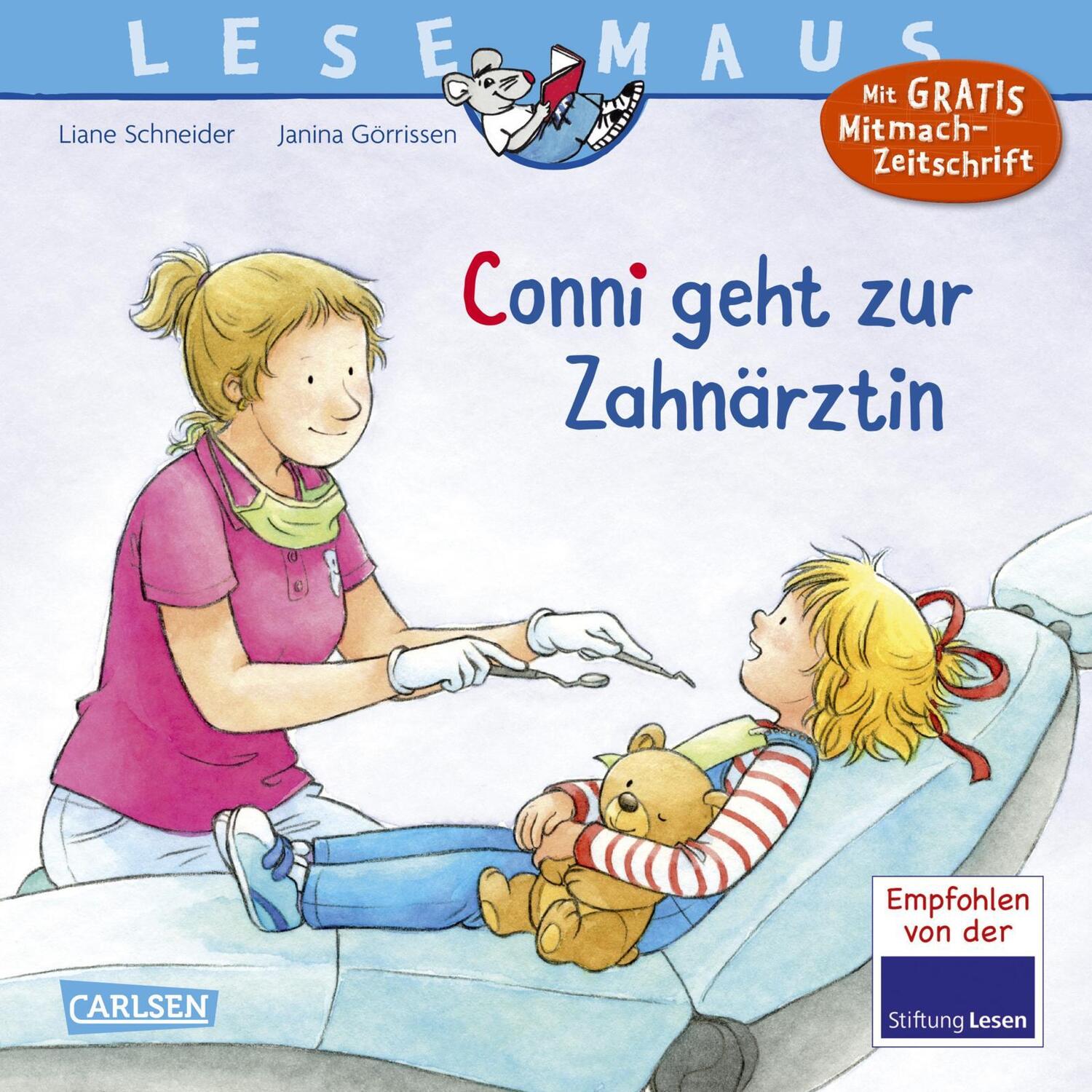 Cover: 9783551087003 | LESEMAUS 56: Conni geht zur Zahnärztin (Neuausgabe) | Liane Schneider