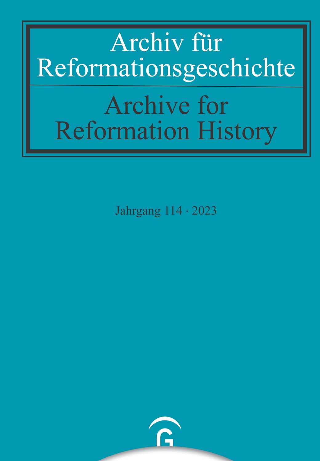 Cover: 9783579084800 | Archiv für Reformationsgeschichte - Aufsatzband | Jahrgang 114/2023