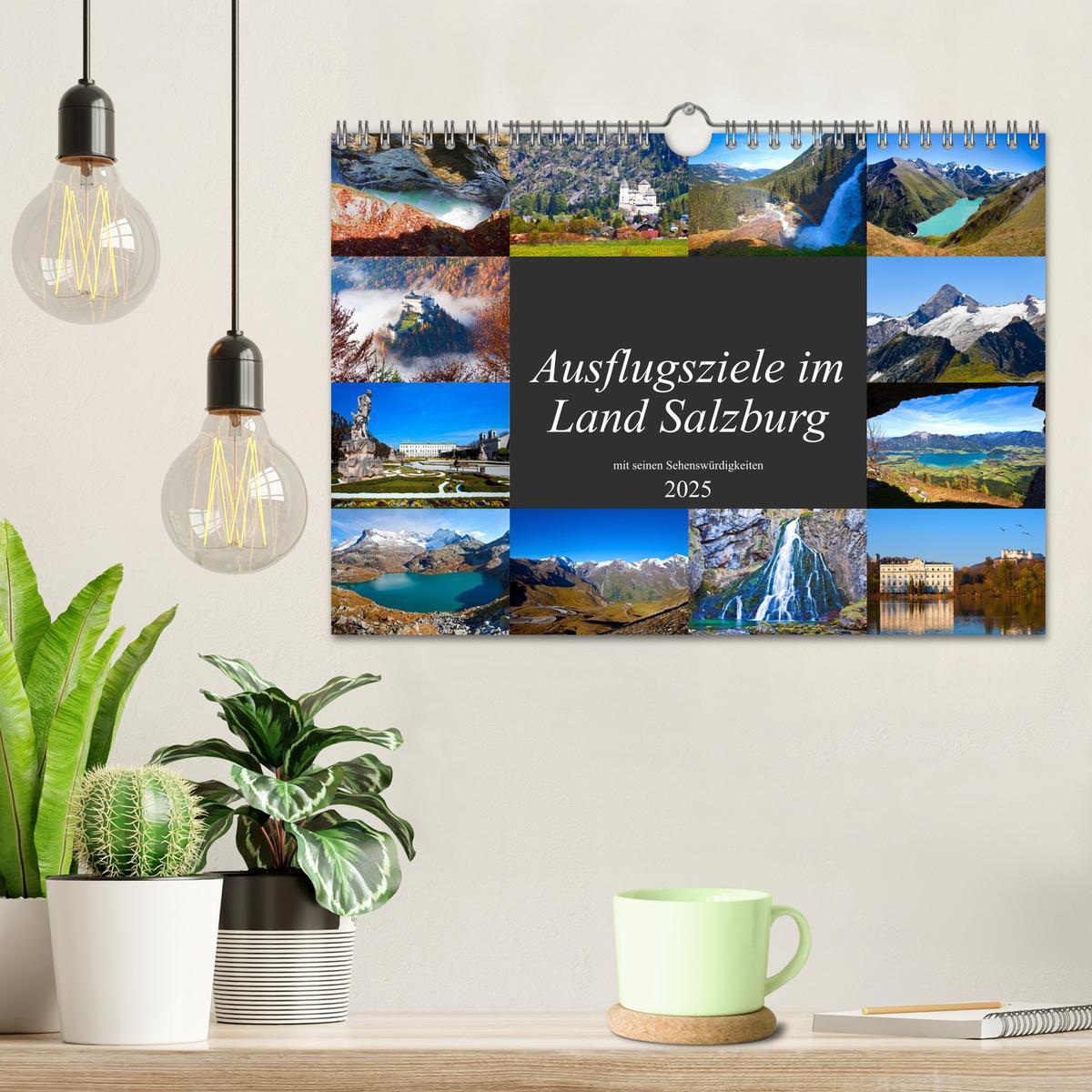 Bild: 9783435402571 | Ausflugsziele im Land Salzburg (Wandkalender 2025 DIN A4 quer),...