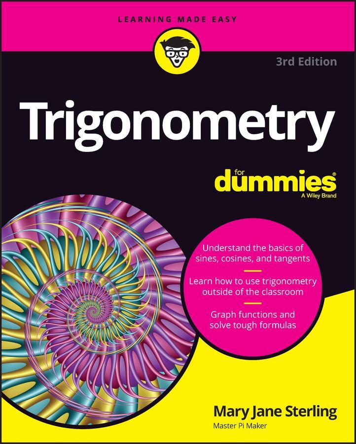 Cover: 9781394168552 | Trigonometry for Dummies | Mary Jane Sterling | Taschenbuch | 400 S.