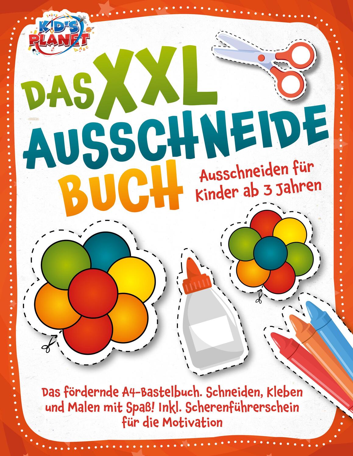 Cover: 9783989351219 | Das XXL-Ausschneidebuch - Ausschneiden für Kinder ab 3 Jahren: Das...