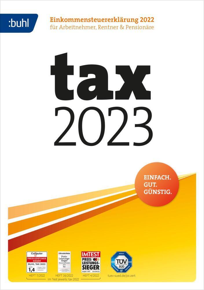 Cover: 4011282004743 | tax 2023 | CD-ROM | Buhl Finance | Deutsch | 2022 | Buhl Data Service