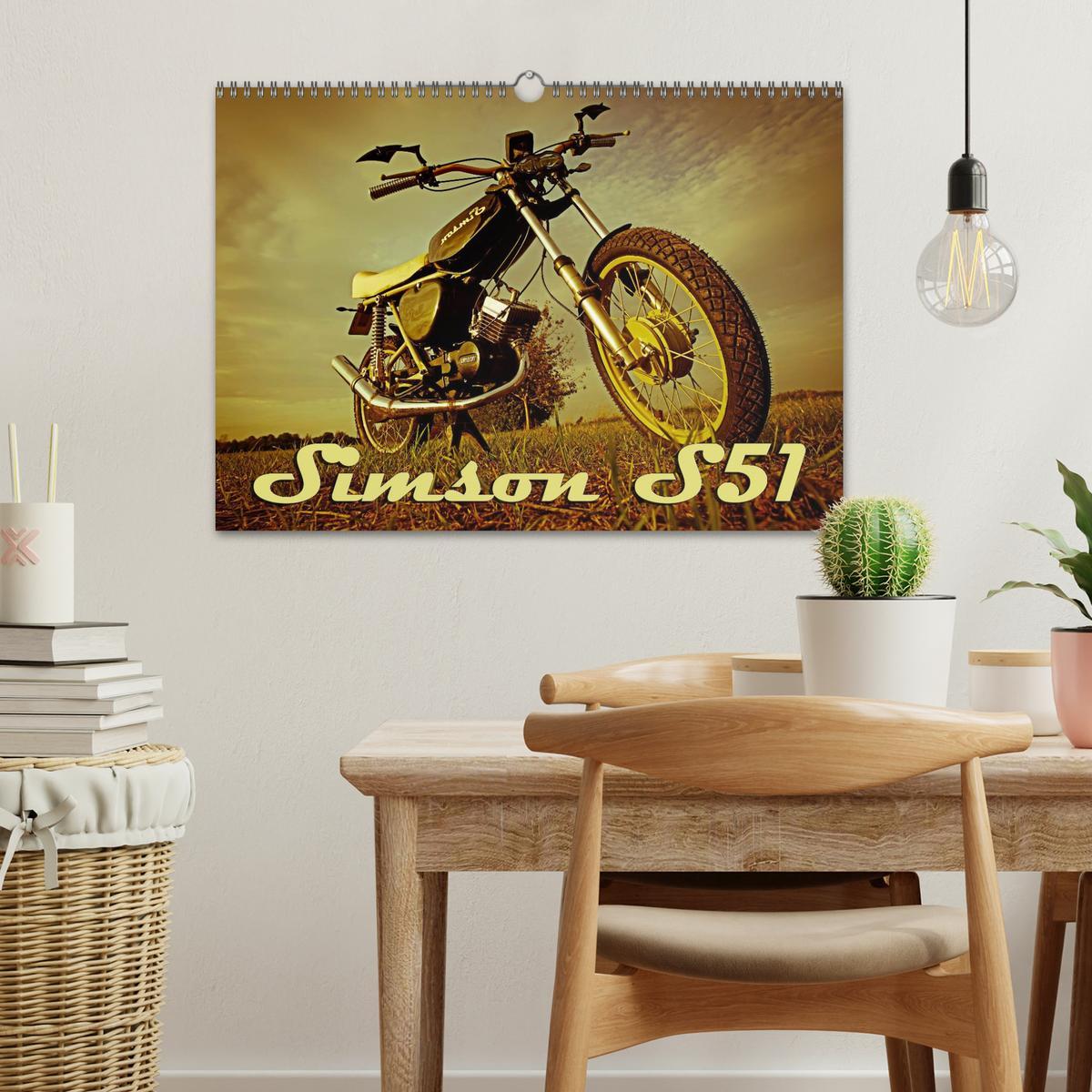 Bild: 9783435662593 | Simson S51 (Wandkalender 2025 DIN A3 quer), CALVENDO Monatskalender