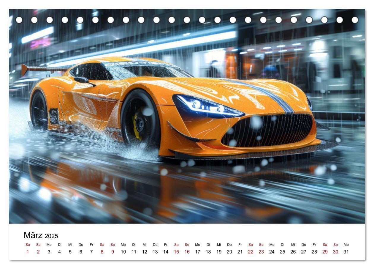 Bild: 9783383796197 | Schnelle Sportwagen (Tischkalender 2025 DIN A5 quer), CALVENDO...