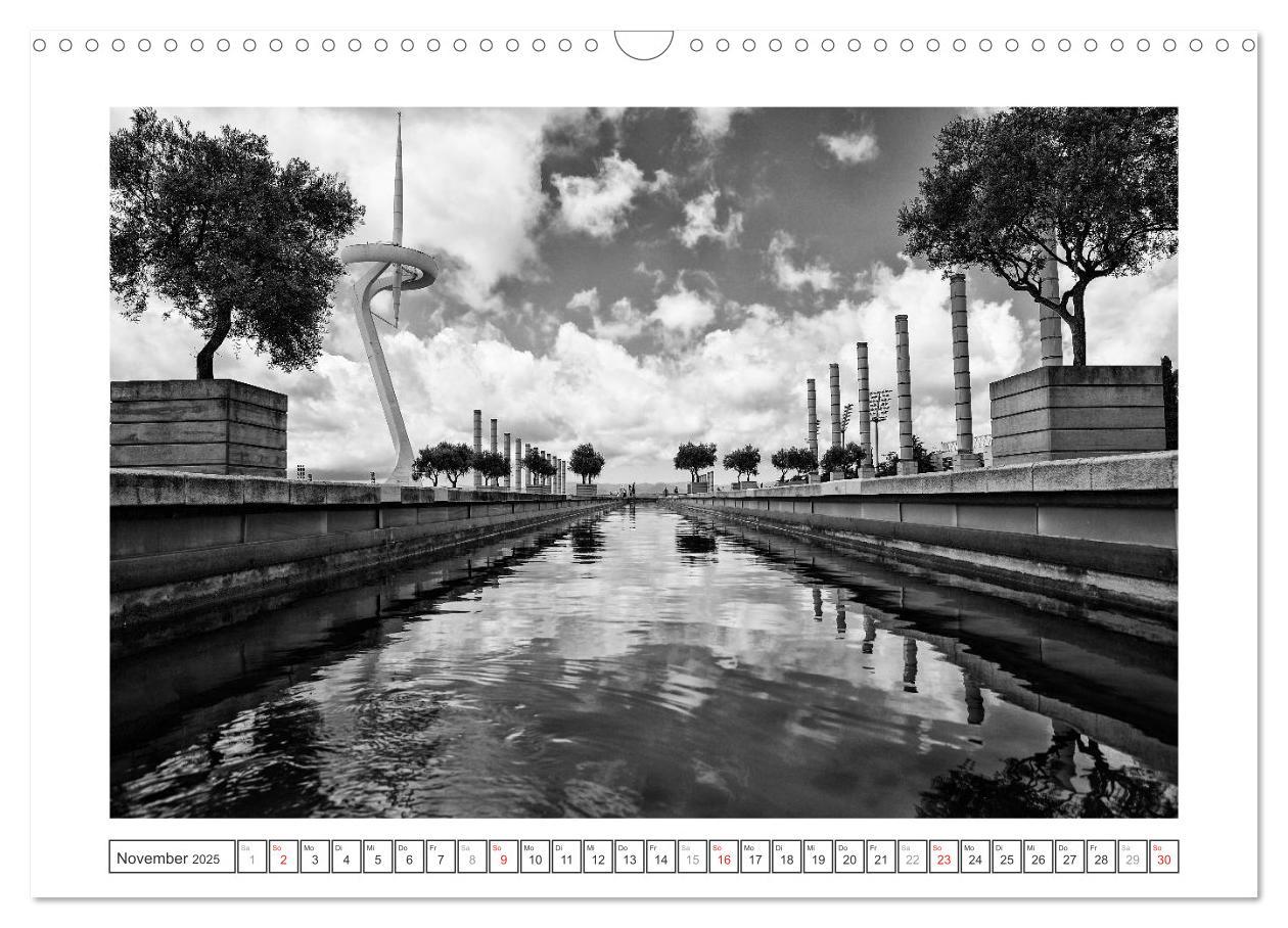 Bild: 9783435681228 | Barcelona Photografien in Schwarz / Weiß (Wandkalender 2025 DIN A3...