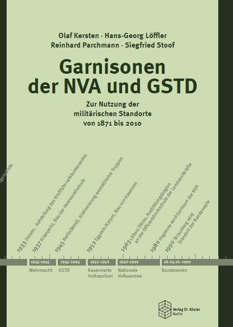 Cover: 9783895747502 | Garnisonen der NVA und GSTD | Olaf Kersten (u. a.) | Taschenbuch