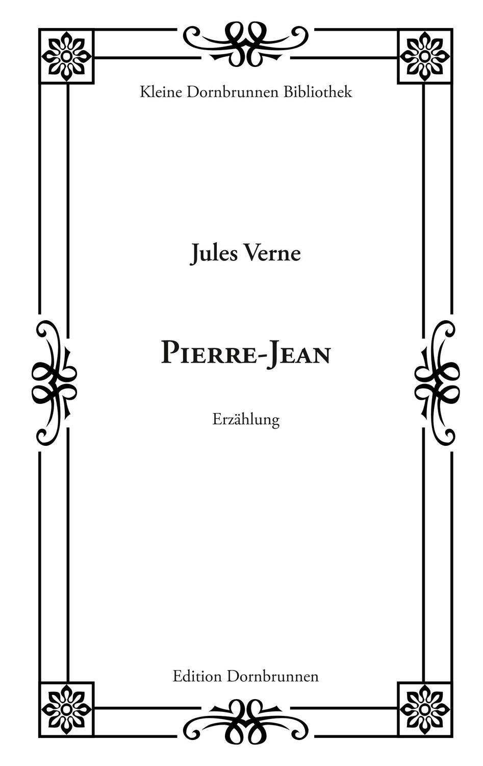Cover: 9783943275353 | Pierre-Jean | Jules Verne | Taschenbuch | Paperback | Deutsch | 2019