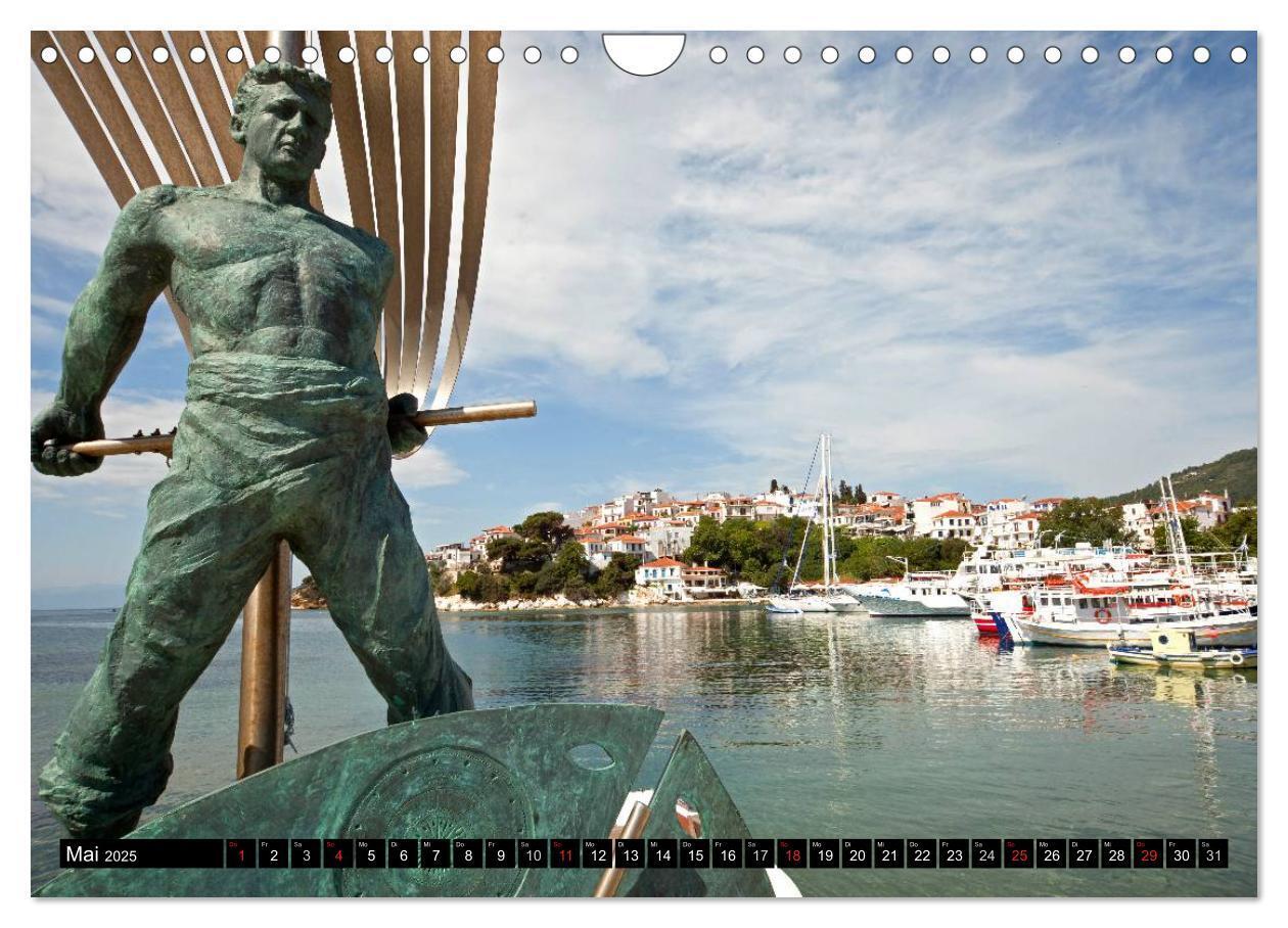 Bild: 9783435741762 | Skiathos + Skopelos (Wandkalender 2025 DIN A4 quer), CALVENDO...