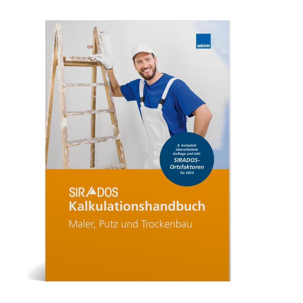 Cover: 9783811105256 | SIRADOS Kalkulationshandbuch Maler, Putz und Trockenbau | Buch | 2024