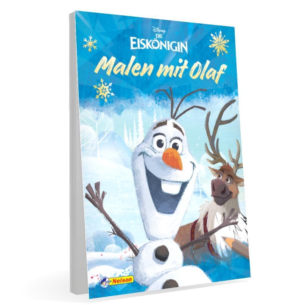 Bild: 9783845116129 | Disney Eiskönigin: Malen mit Olaf | Malblock für Olaf-Fans ab 3 Jahren