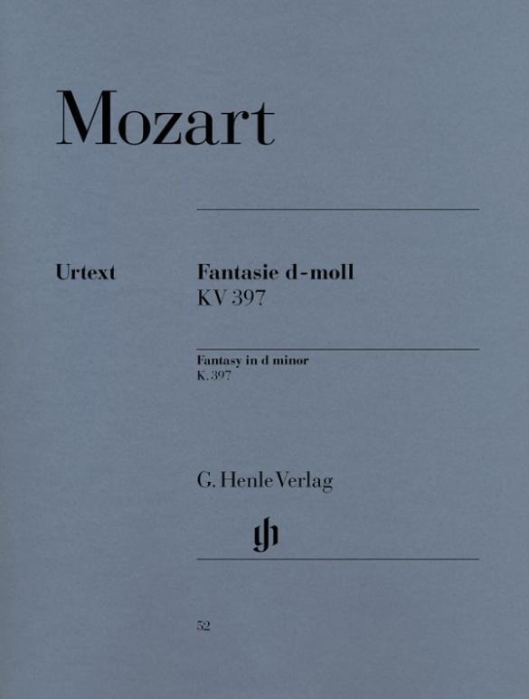 Cover: 9790201800523 | Mozart, Wolfgang Amadeus - Fantasie d-moll KV 397 (385g) | Mozart